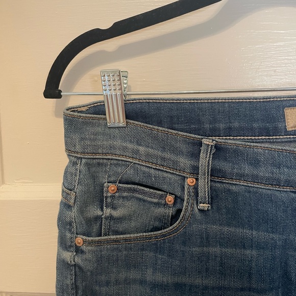 MOTHER Blue Skies Tomorrow Wash Skinny Not Skinny Jeans - Picture 3 of 7